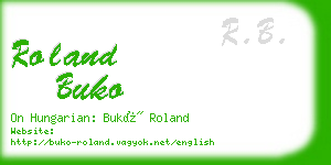 roland buko business card